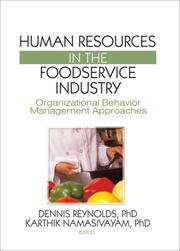 Cover of: Human Resources in the Foodservice Industry: Organizational Behavior Management Approaches