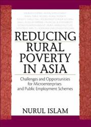 Cover of: Reducing Rural Poverty in Asia: Challenges And Opportunities for Microenterprises And Public Employment Schemes (Global Food & Nutrition Security) (Global Food & Nutrition Security)