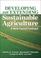 Cover of: Developing And Extending Sustainable Agriculture