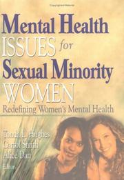 Cover of: Mental Health Issues for Sexual Minority Women: Redefining Women's Mental Health