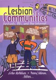 Cover of: Lesbian Communities: Festivals, Rvs, And the Internet