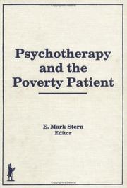 Cover of: Psychotherapy and the poverty patient