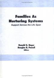Cover of: Families As Nurturing Systems by 