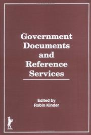 Cover of: Government documents and reference services