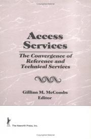 Cover of: Access Services by Gillian M. McCombs, Gillian M. McCombs