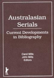 Cover of: Australasian Serials: Current Developments in Bibliography