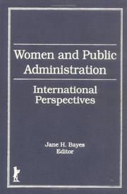 Cover of: Women and public administration: international perspectives