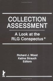 Cover of: Collection Assessment: A Look at the Rlg Conspectus (Acquisitions Librarian Series, No 7) (Acquisitions Librarian Series, No 7)