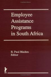 Cover of: Employee assistance programs in South Africa | 