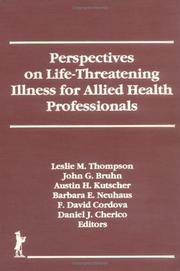 Cover of: Perspectives on life-threatening illness for allied health professionals