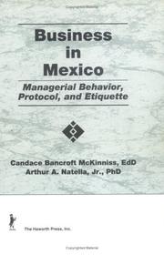 Business in Mexico by Candace Bancroft McKinniss
