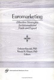 Cover of: Euromarketing by Erdener Kaynak, Pervez N. Ghauri, editors.