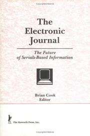 Cover of: The Electronic Journal by Brian Cook