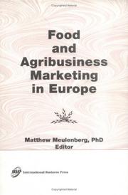Cover of: Food and agribusiness marketing in Europe