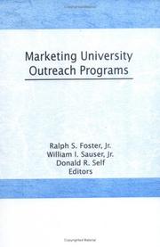 Cover of: Marketing university outreach programs