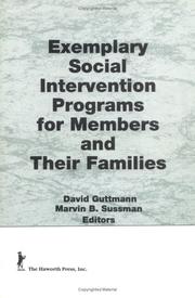 Cover of: Exemplary Social Intervention Programs for Members and Their Families (Marriage and Family Review) (Marriage and Family Review)