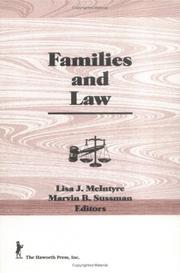 Cover of: Families and law