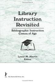 Cover of: Library instruction revisited by Lynne M. Martin, editor.