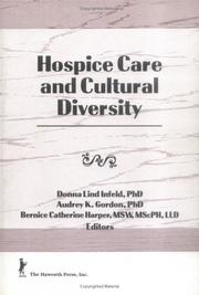 Cover of: Hospice care and cultural diversity