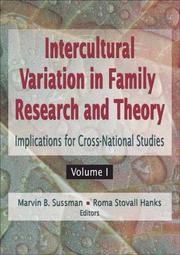 Cover of: Intercultural Variation in Family Research and Theory by 