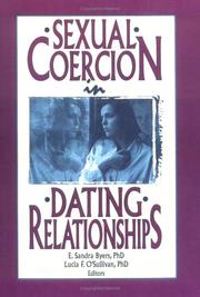 Cover of: Sexual Coercion in Dating Relationships (Journal of Psychology & Human Sexuality) (Journal of Psychology & Human Sexuality)