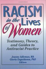 Cover of: Racism in the Lives of Women by Gloria M. Enguidanos-Clark, Martha Mahoney, Ellen Cole