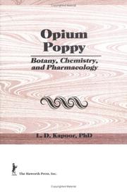 Cover of: Opium poppy by L. D. Kapoor