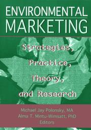 Cover of: Environmental Marketing: Strategies, Practice, Theory, and Research