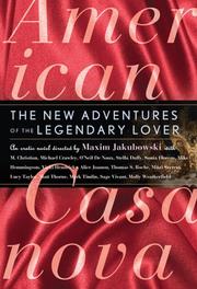 Cover of: American Casanova: The New Adventures of the Legendary Lover