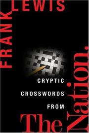 Cover of: Cryptic Crosswords from The Nation by Frank Lewis