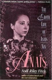 Cover of: Anais