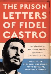 Cover of: The Prison Letters of Fidel Castro
