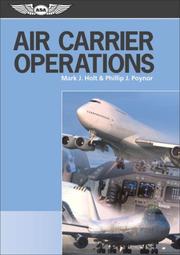 Cover of: Air Carrier Operations by Mark J. Holt, Phillip J. Poynor