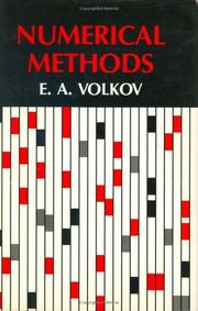 Cover of: Numerical methods