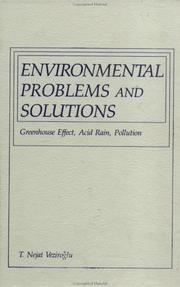 Cover of: Environmental Problems And Solution by T. Veziroglu