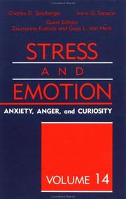 Cover of: Stress And Emotion (Stress and Emotion)