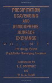 Cover of: Precipitation scavenging and atmosphere-surface exchange | 