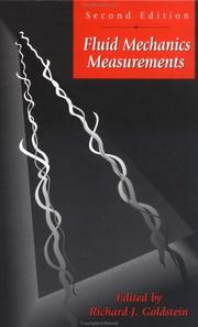 Fluid Mechanics Measurement by R. Goldstein