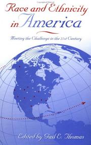 Cover of: Race and ethnicity in America by Gail E. Thomas