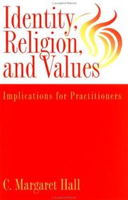 Cover of: Identity, religion, and values: implications for practitioners