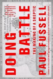 Cover of: Doing Battle: The Making of a Skeptic