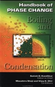 Cover of: Handbook of Phase Change: Boiling and Condensation