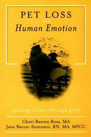 Cover of: Pet loss and human emotion: guiding clients through grief
