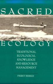 Cover of: Sacred ecology by Fikret Berkes
