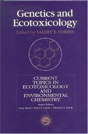 Cover of: Genetics and ecotoxicology