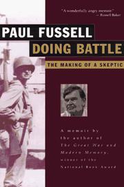 Cover of: Doing battle by Paul Fussell