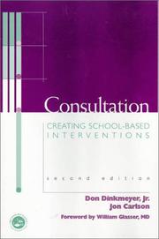 Consultation by Dinkmeyer, Don C.