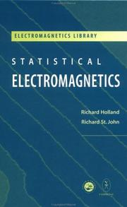 Cover of: Statistical Electromagnetics (Electromagnetics Library)