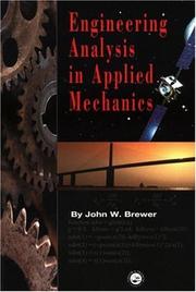 Cover of: Engineering analysis in applied mechanics