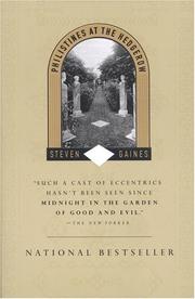 Cover of: Philistines at the Hedgerow | Steven Gaines